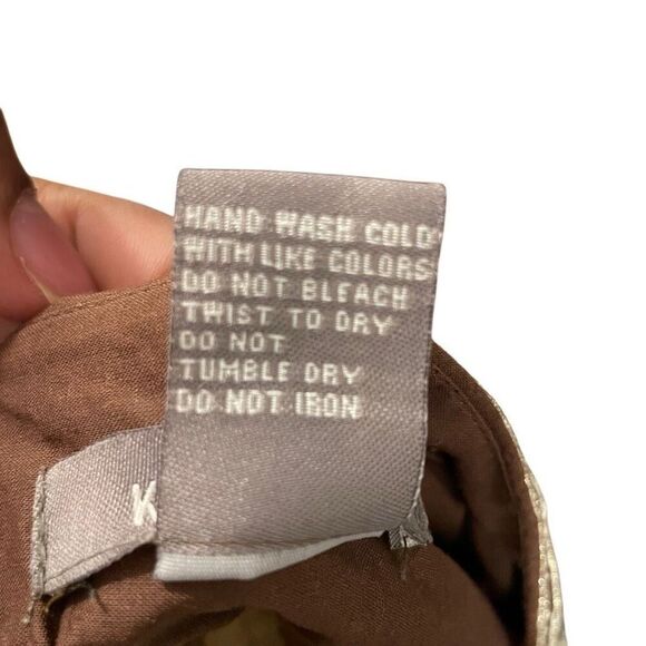 Kenar Womens Silk Maxi Skirt 12 Embellished Fairy Bead Ethereal Nomad Aesthetic - Picture 4 of 9